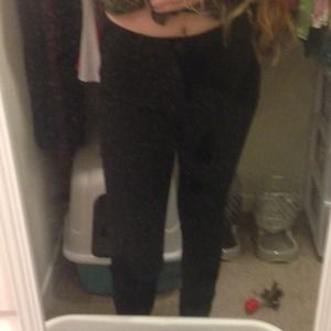 High wasted black skinny jeans!