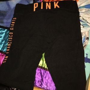 Cute pink crop leggings
