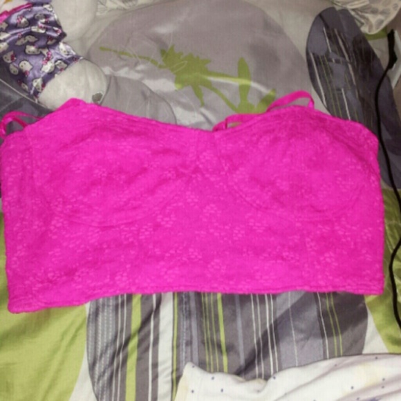 HOT PINK crop top