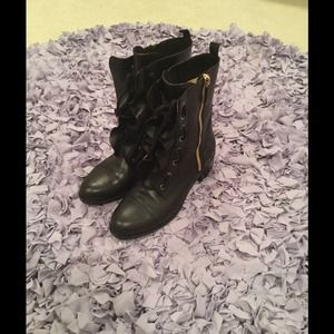 Valentino Signature Combat Boots