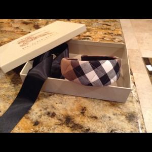 Burberry Plaid Quilted a Headband