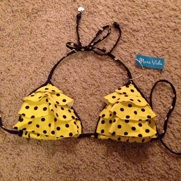 Mars Vida polka dot swimsuit top - Picture 2 of 4