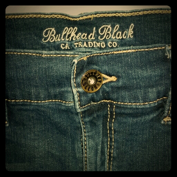 Bullhead Black Denim Skirt