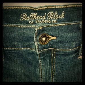 Bullhead Black Denim Skirt