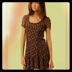 Kimchi Blue Chiffon Wildflower Dress