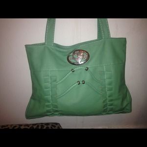 Green Leather Handbag