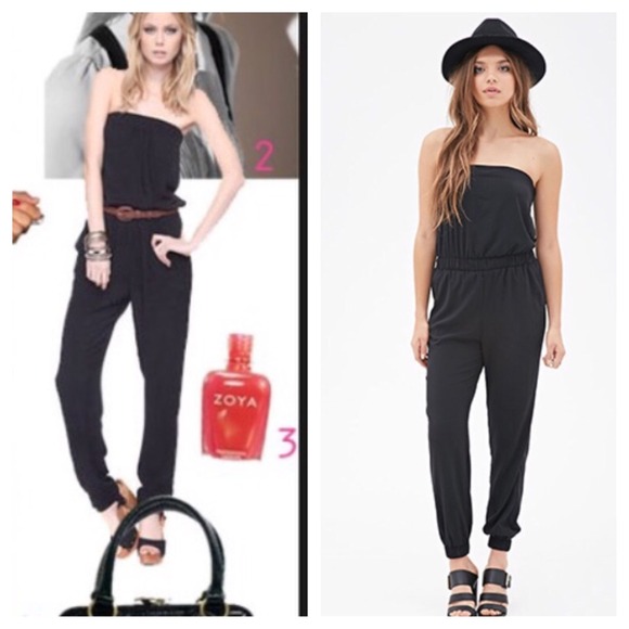 F21 halter top jumpsuit