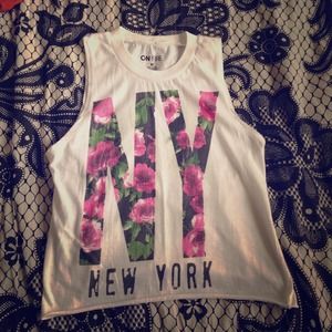 New York Rose tank top