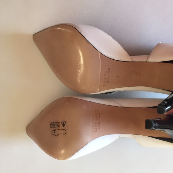 🎉BUNDLED🎉🎉Black & white ZARA heels - Picture 4 of 4