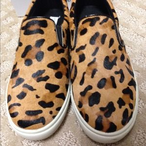 Steve Madden Eclectic sneaker in leopard calf hair
