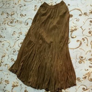 SOLD..Chicos krinkle lightweight faux suede shirt