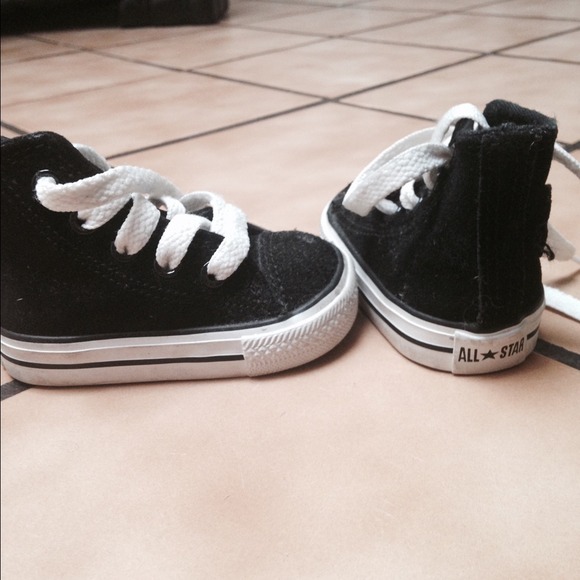 Black high top All Stars