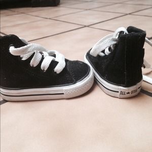 Black high top All Stars
