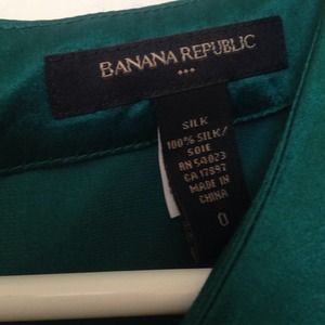 Banana republic green dress