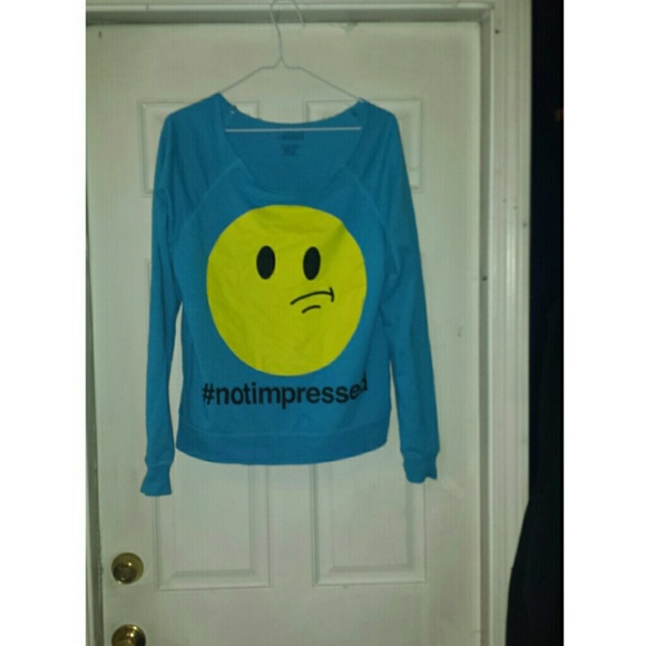 #NotImpressed long sleeve shirt