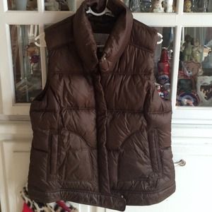 Old Navy chocolate brown vest