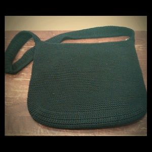 Black The Sak® Crocheted Shoulder Bag