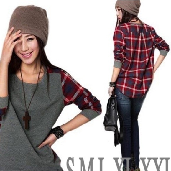 Trendy plaid multi-media!