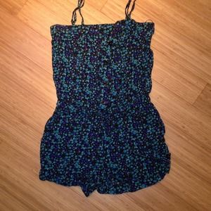 Cute Floral Print Romper
