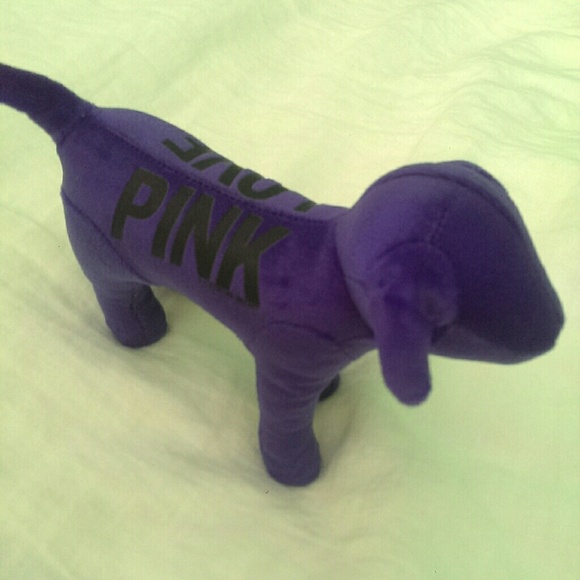 Pink limited edition purple & black dog