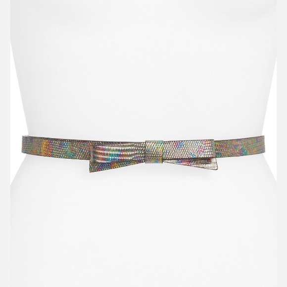 Kate spade New York ‘oil slick ’ skinny bowl belt