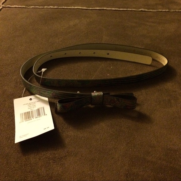 Kate spade New York ‘oil slick ’ skinny bowl belt main image 2