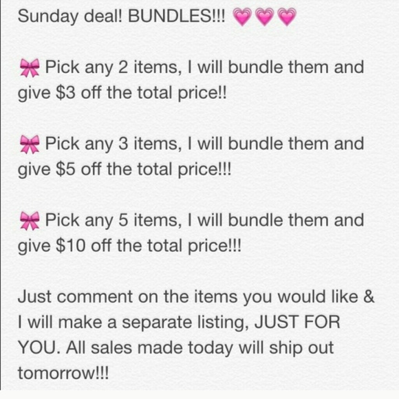 ****BUNDLES! *** SAVINGS****