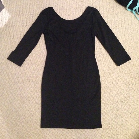 CURRENTLY ON HOLD - Black bodycon dress