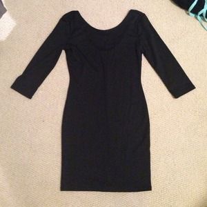 CURRENTLY ON HOLD - Black bodycon dress