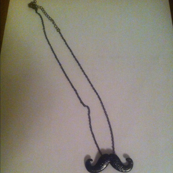 Mustache necklace