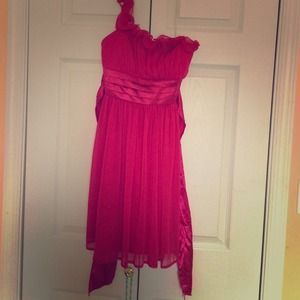 Hot pink cocktail dress by MyMichelle