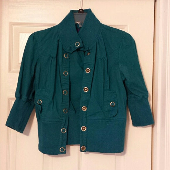 Teal Fashion Jacket