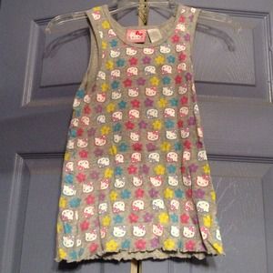A adorable hello kitty tank top size 7/8