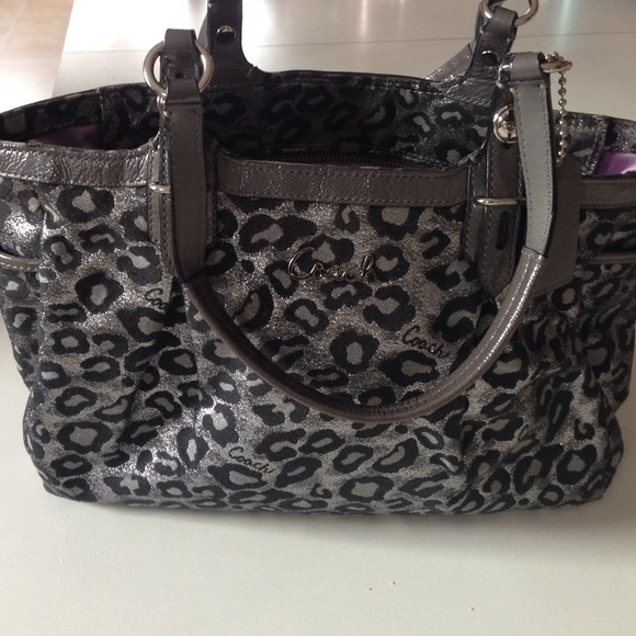 Authentic print coach bag