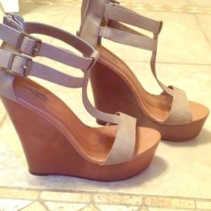 Brown Wedge Sandals!!