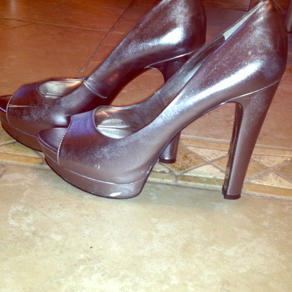 Nine West Peep Toe Platform Pumps