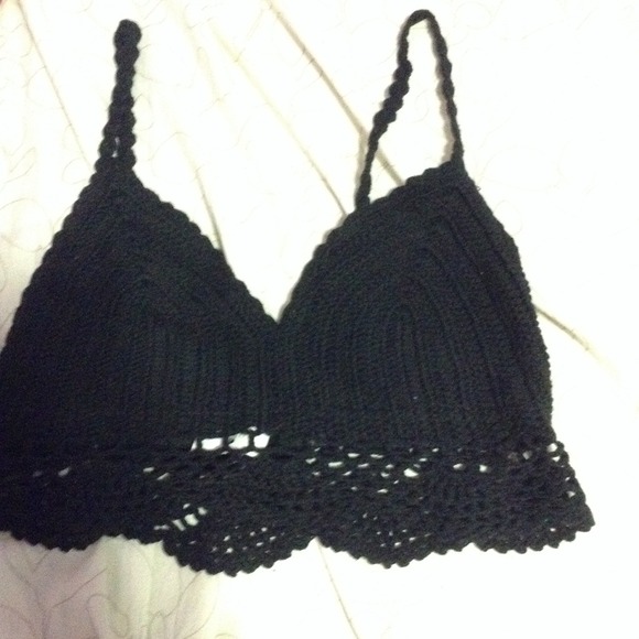 Brandy Melville Crochet Bralette