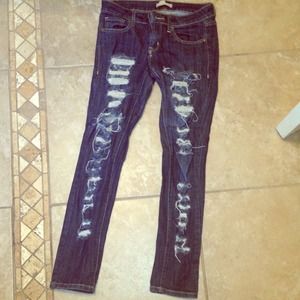 Forever 21 Ripped Jeans