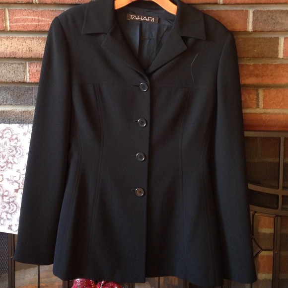 Black suit by Tahari