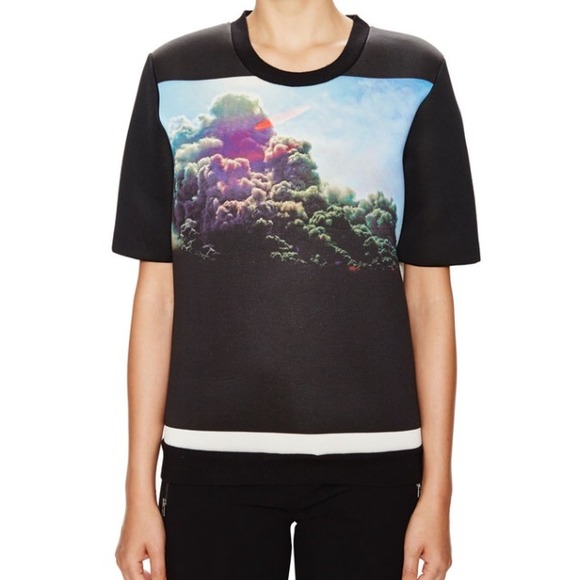 NWT Sandro Tilt Neoprene Top