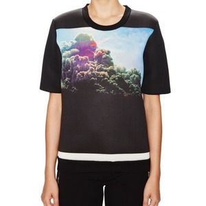 NWT Sandro Tilt Neoprene Top