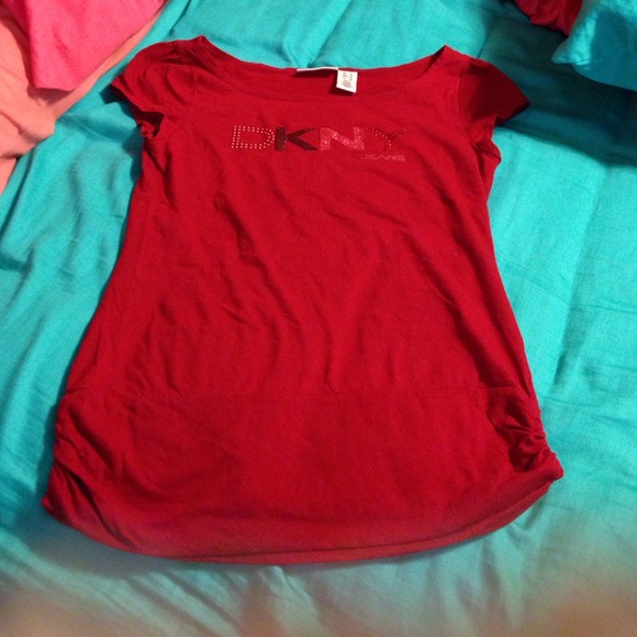 DKNY cap sleeve Tee