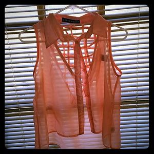 Peach color top