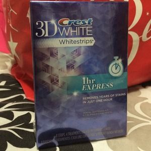 Crest 3D white strips 1 hr express
