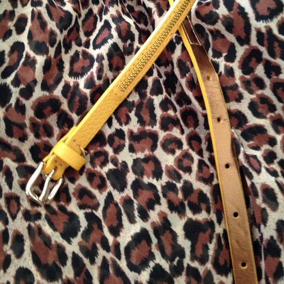 Michael kors yellow and gold belt - Picture 2 of 4