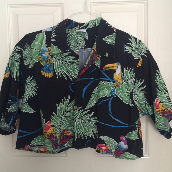 RARE cropped Hawaiian shirt from jgalt