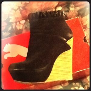 Extreme Wedge Heel Ankle Boots SOLD to friend 😊