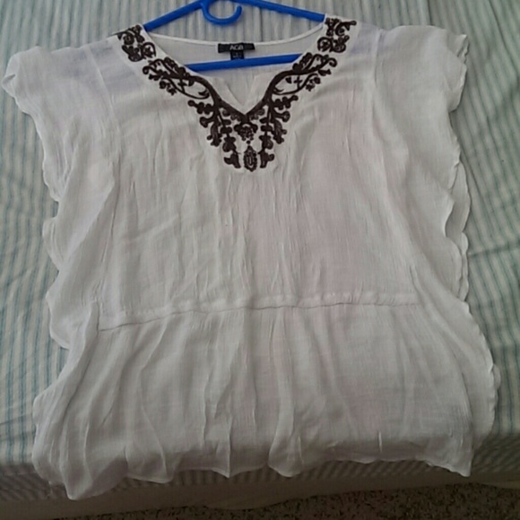 Flowy tank top sleeved top