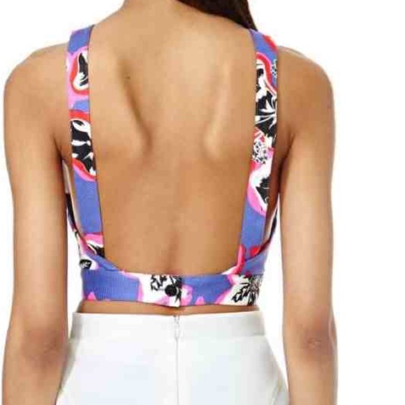 🚫SOLD🚫New Nasty Gal Electric Crop Top! - Picture 2 of 3