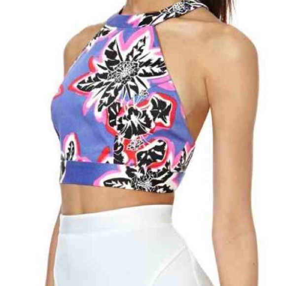 🚫SOLD🚫New Nasty Gal Electric Crop Top! - Picture 3 of 3